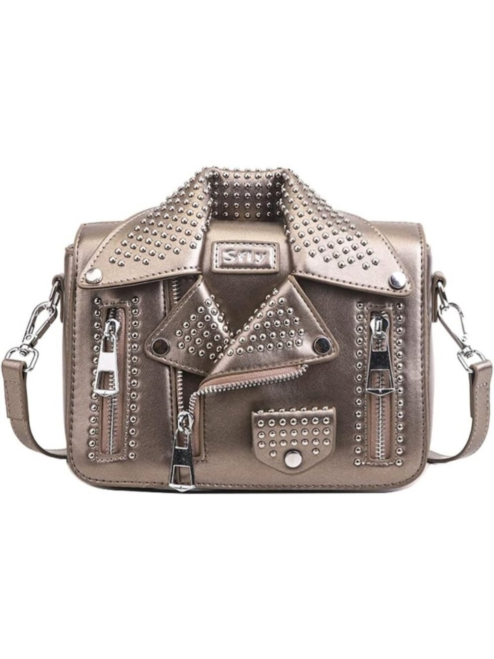 Stylish Leather Satchel Shoulder Bag with Chain Strap | Cute Crossbody & Evening